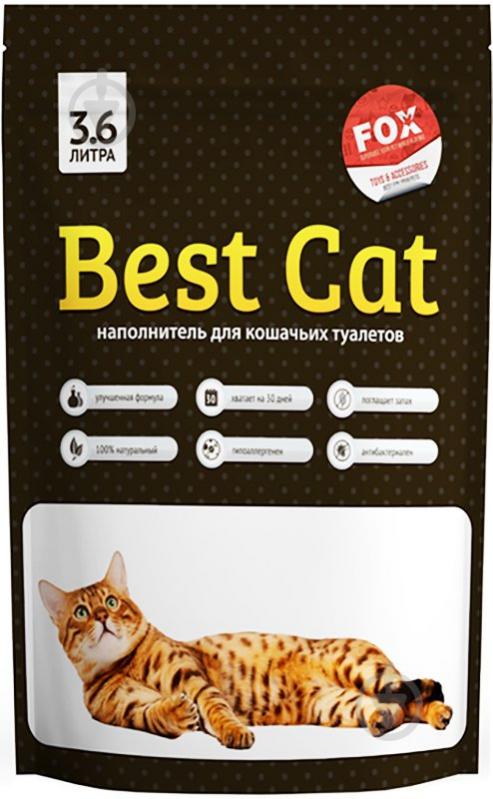 Наповнювач для котячого туалету Best Cat White 3,6 л - фото 1