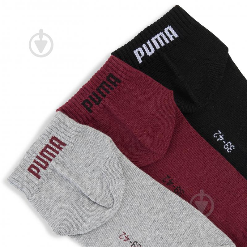 Носки Puma UNISEX QUARTER PLAIN 3P 93858927 р.43-46 красный - фото 2 Носки Puma UNISEX QUARTER PLAIN 3P 93858927 р.43-46 красный - фото 2
