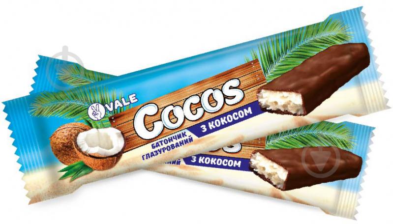 Батончик Vale на основі кокосової стружки Cocos 40 г - фото 1