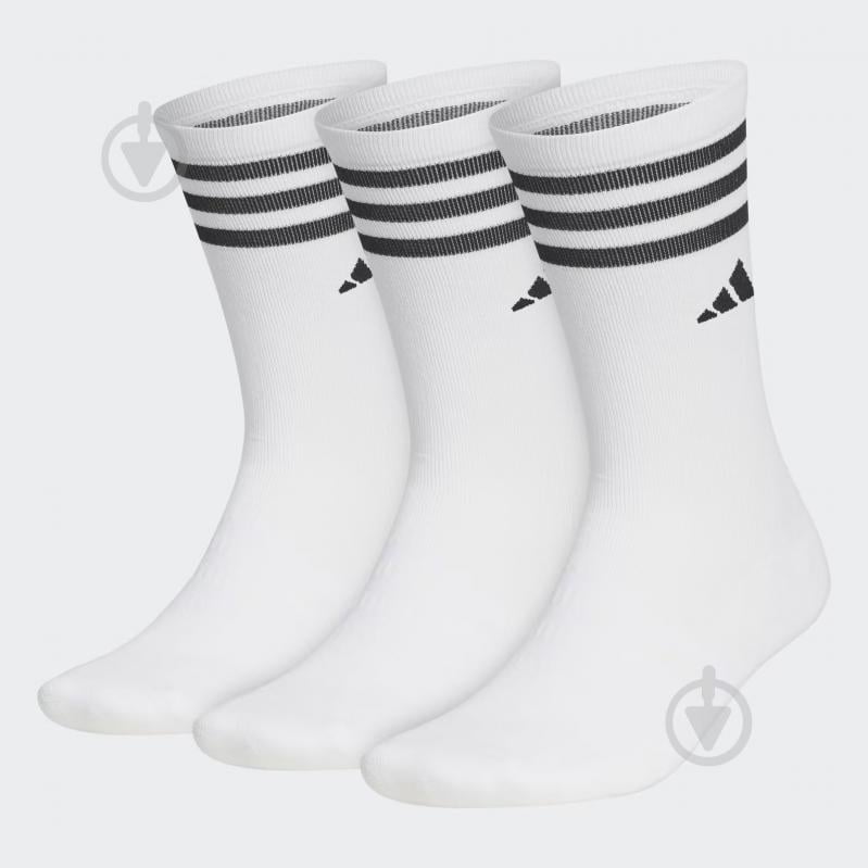 Шкарпетки Adidas 3 PK CREW HS6061 р.43-46 білий 3 шт. - фото 1 Шкарпетки Adidas 3 PK CREW HS6061 р.43-46 білий 3 шт. - фото 1
