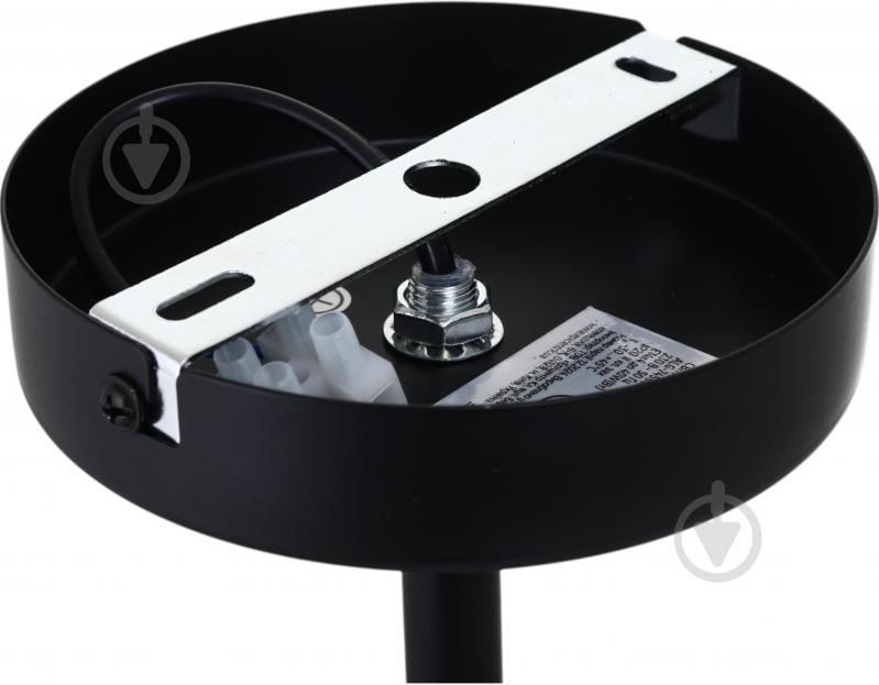 Люстра стельова Sensio Aries 4x40 Вт E14 чорний ALG-74590/4 - фото 3