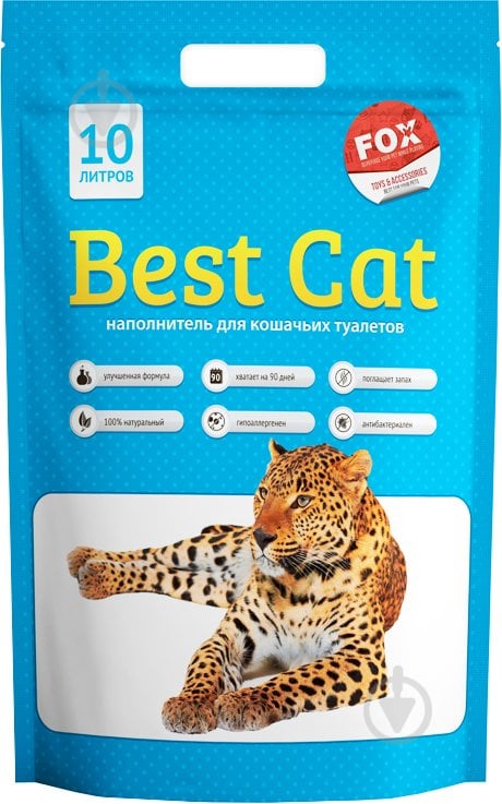 Наповнювач для котячого туалету Best Cat Blue Mint 10 л - фото 1