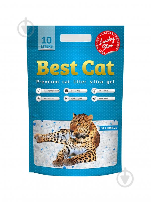 Наполнитель для кошачьего туалета Best Cat Blue Mint 10 л - фото 1