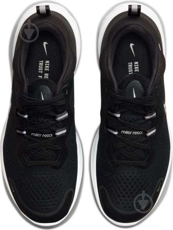 Кроссовки женские летние Nike React Miler 2 CW7136-001 р.40,5 черные - фото 5 Кроссовки женские летние Nike React Miler 2 CW7136-001 р.40,5 черные - фото 5