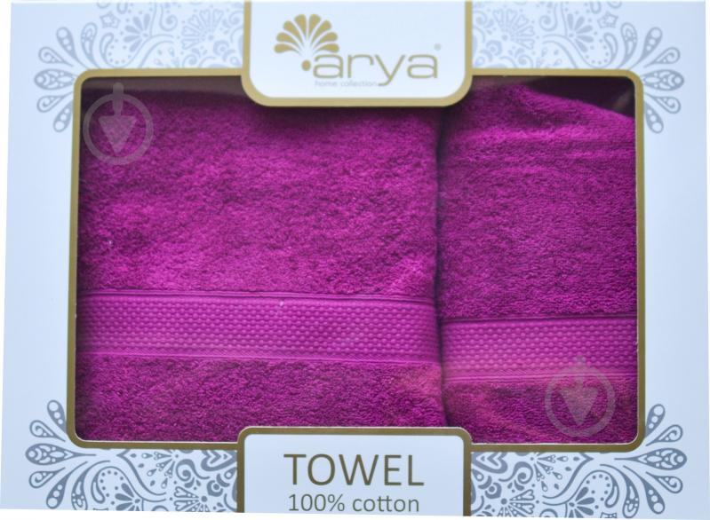 Набор полотенец Miranda Soft фуксия Arya - фото 5 Набор полотенец Miranda Soft фуксия Arya - фото 5