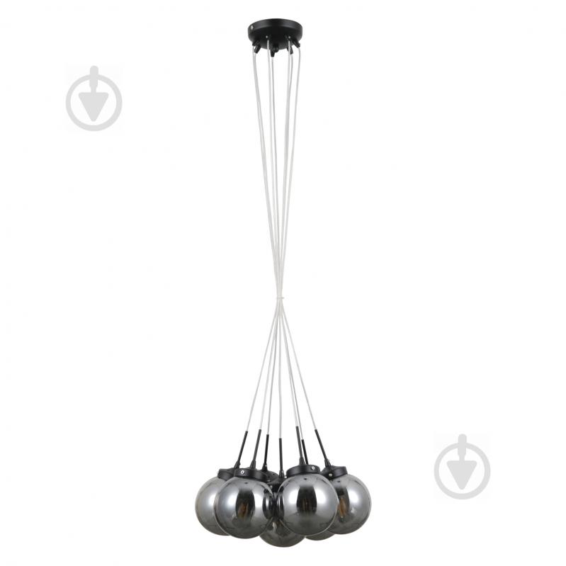 Люстра підвісна Victoria Lighting 7x5 Вт E14 чорний Sparks/SP7 black - фото 1