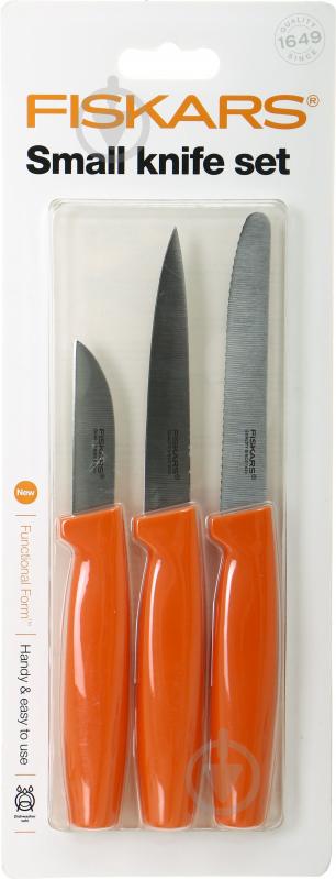 Набор ножей для чистки овощей Form 3 шт. 1014272 Fiskars - фото 1