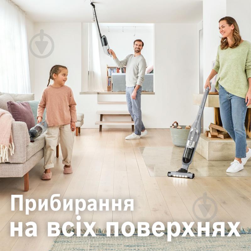 Пылесос аккумуляторный Bosch BCH3K2301 Flexxo Серия 4 Gen2 silver - фото 9