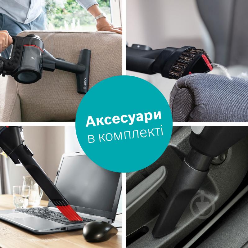 Пилосос акумуляторний Bosch Unlimited 7 BCS712XXL black - фото 14