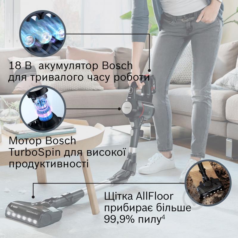 Пилосос акумуляторний Bosch Unlimited 7 BCS712XXL black - фото 3