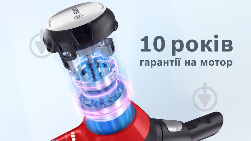 Пылесос аккумуляторный Bosch Unlimited 7 BBS711ANM red - фото 2