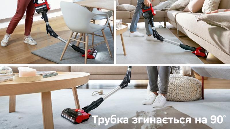 Пылесос аккумуляторный Bosch Unlimited 7 BBS711ANM red - фото 4