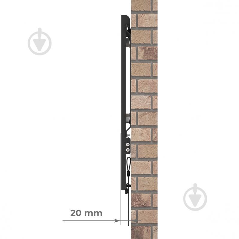 Крепление для телевизора HausMark TW-33 фиксированные 26"-65" черный - фото 6