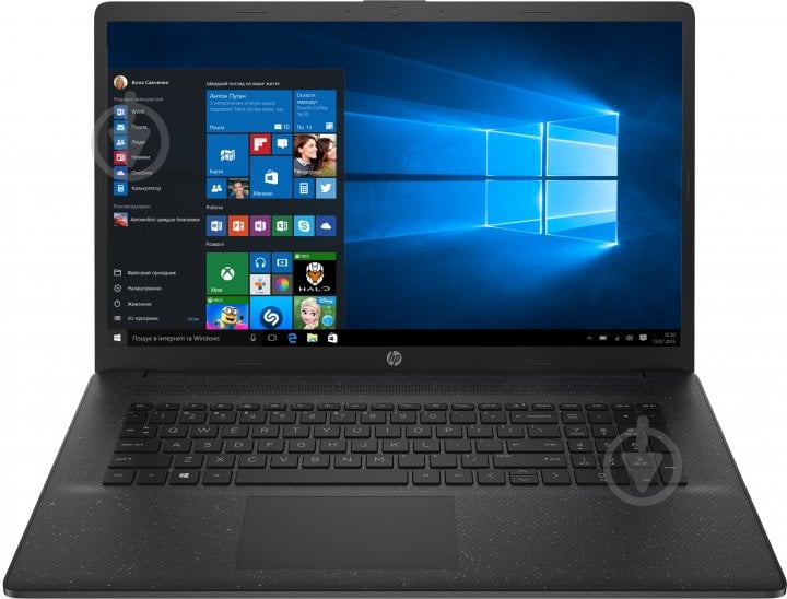 Ноутбук HP Laptop 17-cn0026ua 17,3 (4F955EA) black - фото 1