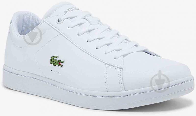 Кроссовки мужские Lacoste CARNABY BL21 1 SMA 741SMA000221G р.43 белые - фото 1