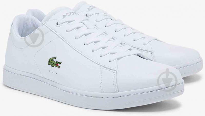 Кроссовки мужские Lacoste CARNABY BL21 1 SMA 741SMA000221G р.43 белые - фото 2