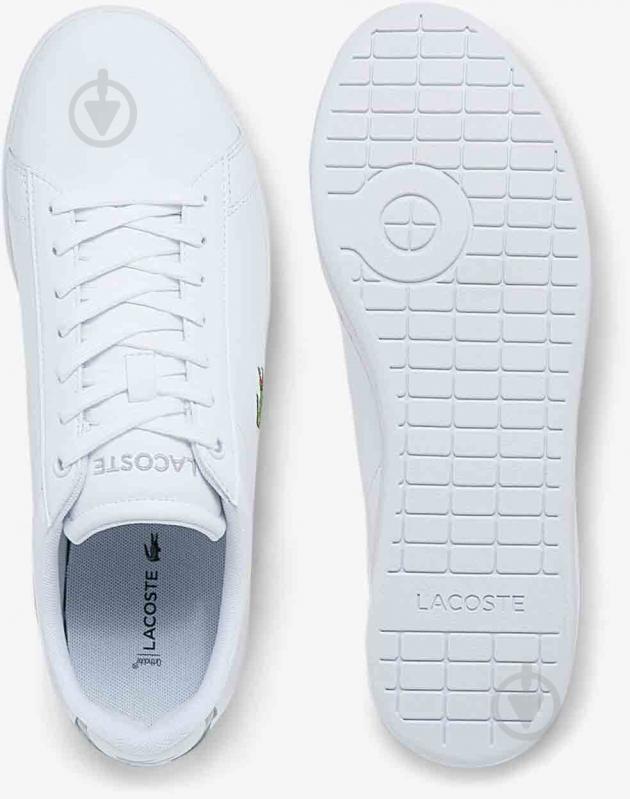 Кроссовки мужские Lacoste CARNABY BL21 1 SMA 741SMA000221G р.43 белые - фото 4