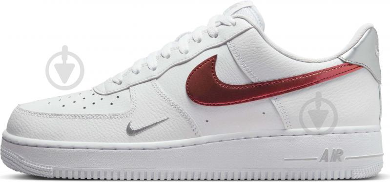 Air force 1 mens red tick best sale