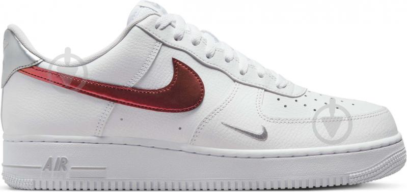 Кроссовки мужские демисезонные Nike Air Force 1 '07 FD0654-100 р.44,5 белые - фото 3