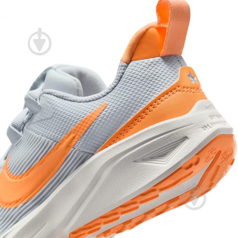 Кросівки для дівчаток Nike STAR RUNNER 4 DX7614-008 р.35 сірі - фото 11 Кросівки для дівчаток Nike STAR RUNNER 4 DX7614-008 р.35 сірі - фото 11