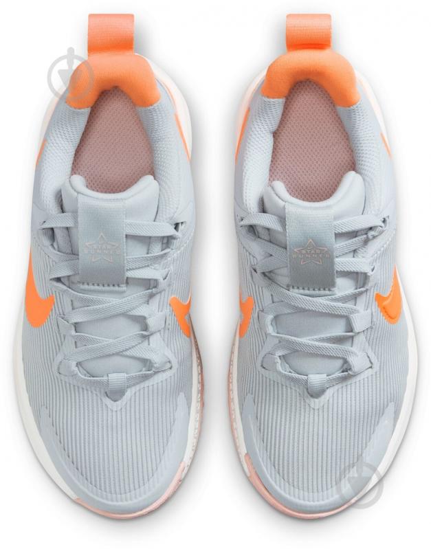 Кросівки для дівчаток Nike STAR RUNNER 4 DX7614-008 р.35 сірі - фото 7 Кросівки для дівчаток Nike STAR RUNNER 4 DX7614-008 р.35 сірі - фото 7