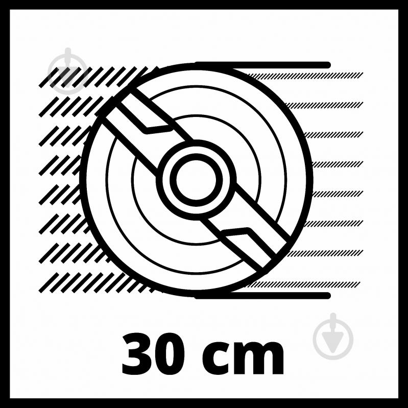 Газонокосилка аккумуляторная Einhell GE-CM 18/30 Li (1x3,0Ah) 3413155 - фото 8