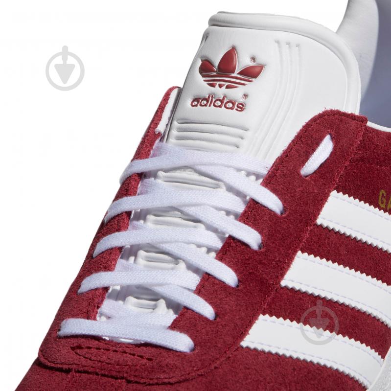 Кроссовки мужские демисезонные Adidas GAZELLE B41645 р.41 1/3 бордовые - фото 6