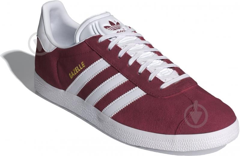 Кроссовки мужские демисезонные Adidas GAZELLE B41645 р.41 1/3 бордовые - фото 3