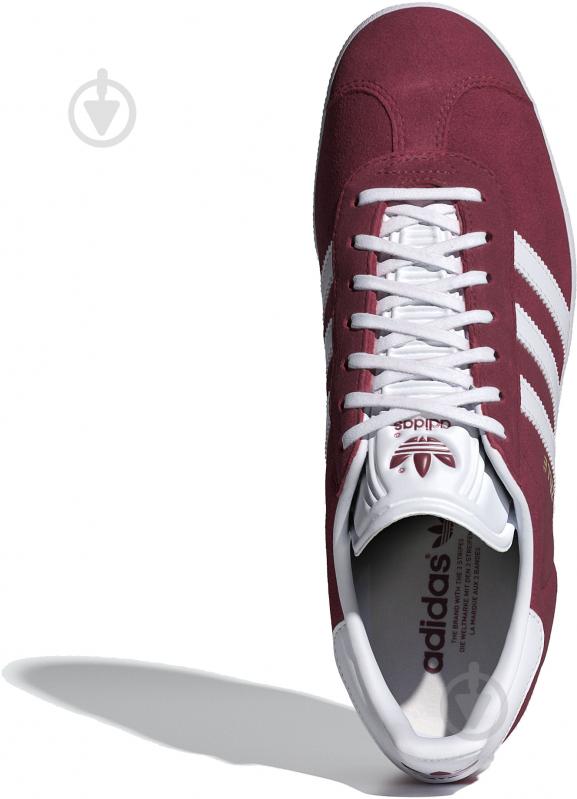 Кроссовки мужские демисезонные Adidas GAZELLE B41645 р.41 1/3 бордовые - фото 9