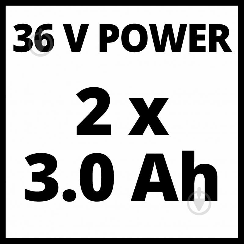 Газонокосарка акумуляторна Einhell GE-CM 36/37 Li 2x3,0Ah 3413170 - фото 11