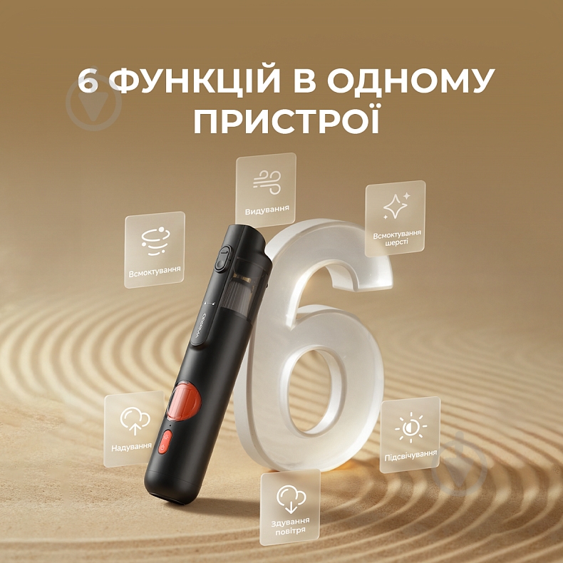 Пылесос аккумуляторный Deerma XC01 black - фото 6