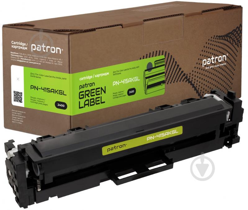 ᐉ Картридж Patron совместимый HP 415A (W2030A), версия микропрограммы ...