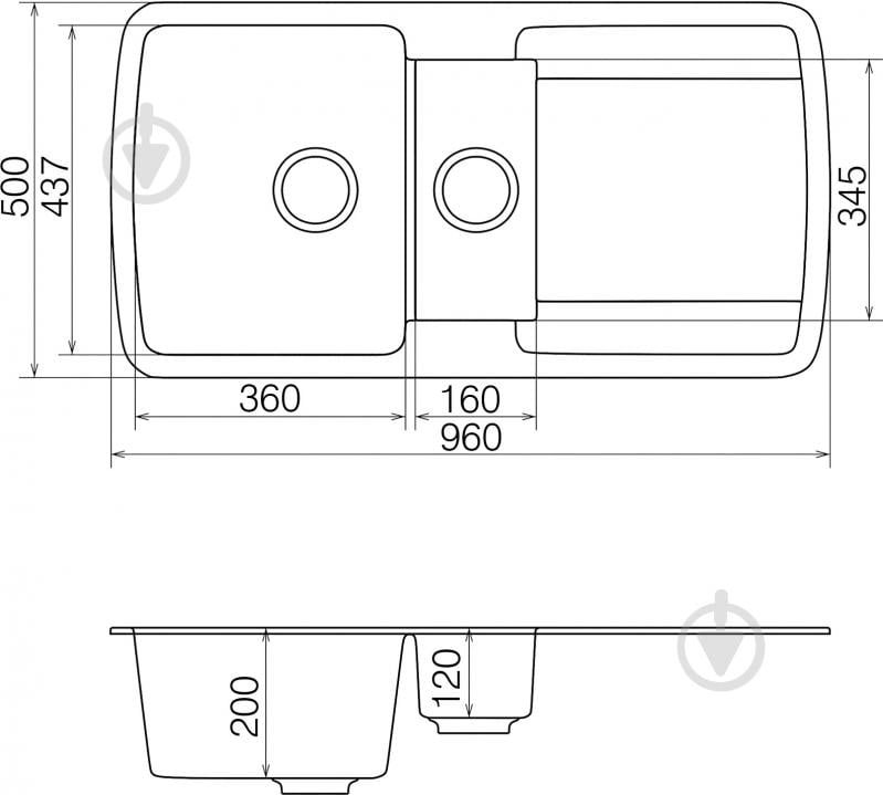 Мийка для кухні Water House Grace GMP 04.96b - фото 4