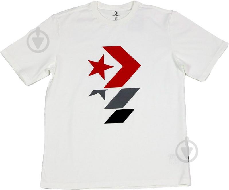 Футболка Converse Repeated Star Chevron Tee 10017452-102 р.S білий - фото 10
