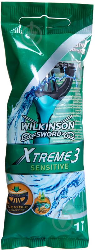 Одноразова бритва WILKINSON SWORD Xtreme3 Xtreme 3 Sensitive 1 шт. - фото 1