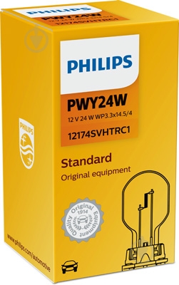 Автолампа розжарювання Philips Standard PWY24W 24 Вт 1 шт.(PS12174SVHTRC1) - фото 1