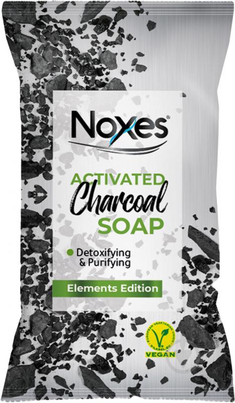 Мыло NOXES Activated Charcoal Soap 100 г 1 шт./уп. - фото 1