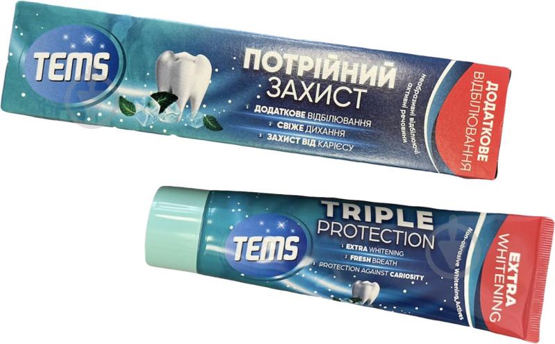 Зубна паста TEMS Потрійний захист 100 мл - фото 1