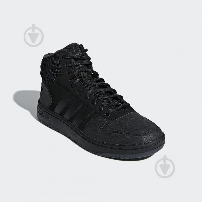 Черевики Adidas HOOPS 2.0 MID B44621 р.41 1/3 чорний - фото 4