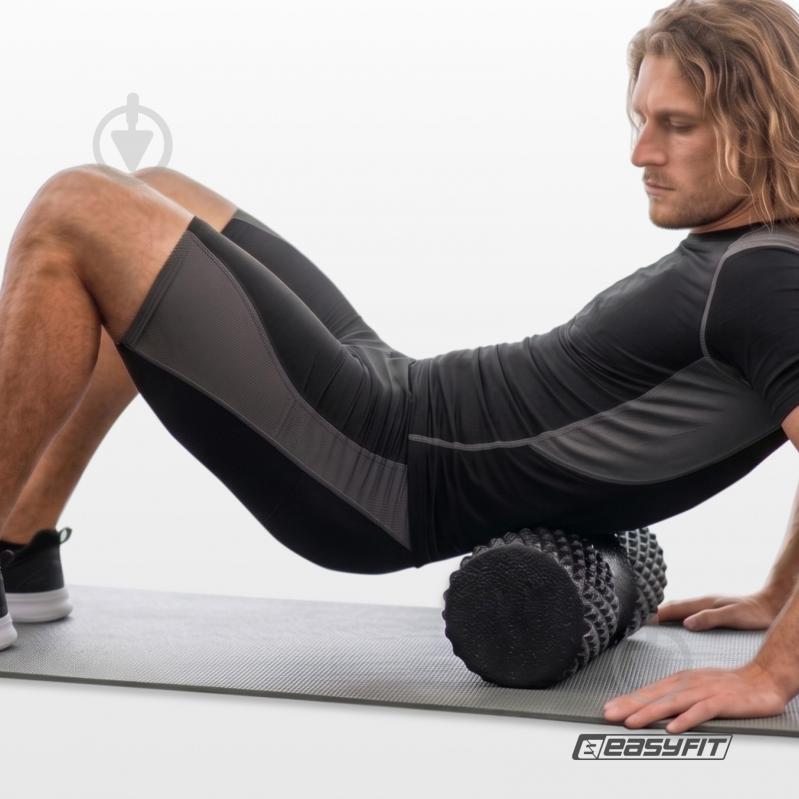 Массажный валик EasyFit Grid Roller EPP 42 см - фото 7