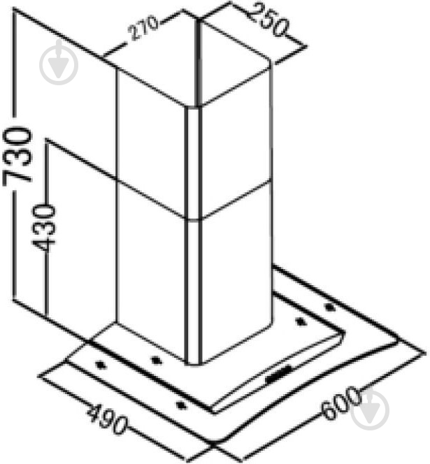 Вытяжка Pyramida BH 60 INOX - фото 7 Вытяжка Pyramida BH 60 INOX - фото 7