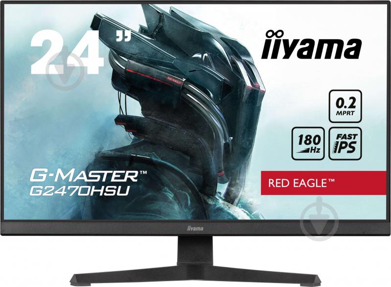 Монітор Iiyama G-Master Red Eagle 23,8" (G2470HSU-B6) - фото 1