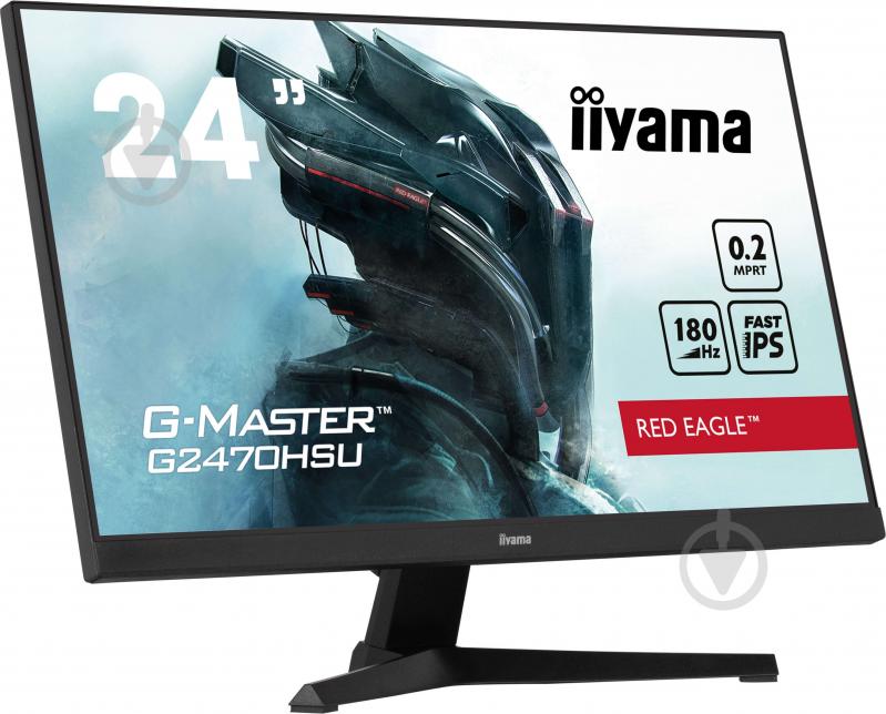 Монітор Iiyama G-Master Red Eagle 23,8" (G2470HSU-B6) - фото 3
