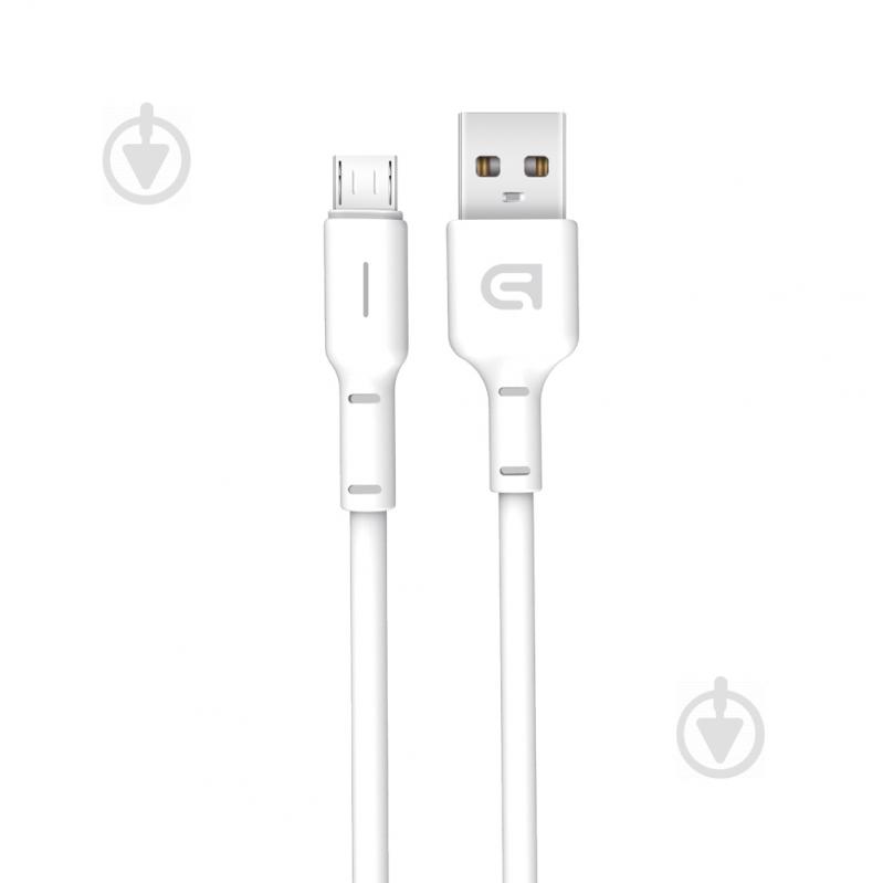 Кабель Armorstandart AR12 micro USB 3A 1m White 1 м білий (ARM59529) - фото 1