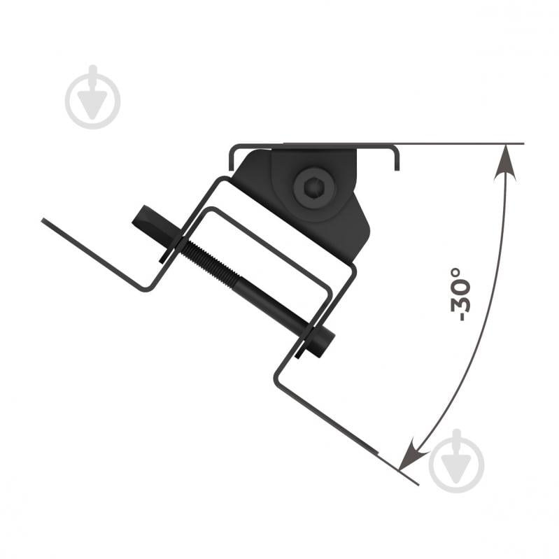 Крепление для телевизора HausMark TWBR-11 поворотно-наклонные 10"-32" черный - фото 10