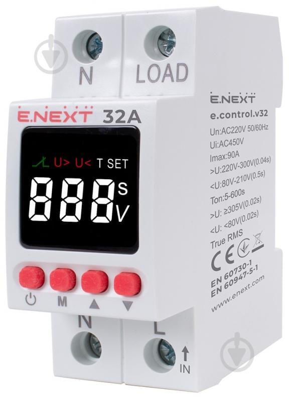 Реле напряжения E.NEXT e.control.v32 p0690031 - фото 1