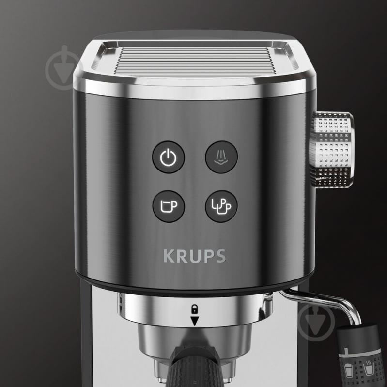 Кофеварка рожковая Krups XP444G10 - фото 11