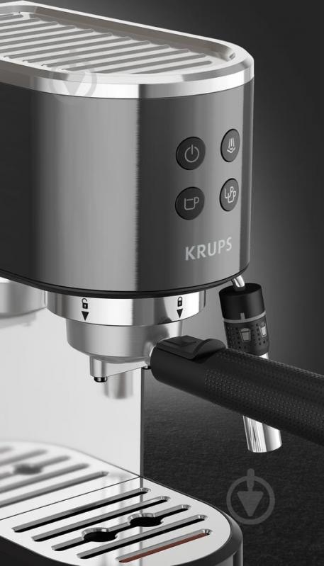 Кофеварка рожковая Krups XP444G10 - фото 12