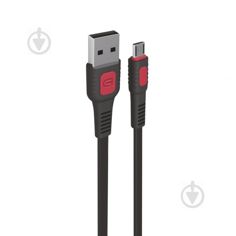 Кабель Armorstandart AR15 micro USB 2.4A 1m Black 1 м чорний (ARM59535) - фото 1