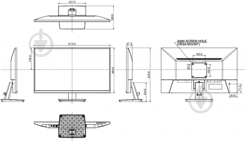 Монитор Iiyama ProLite 27" (XU2793QS-B6) - фото 10